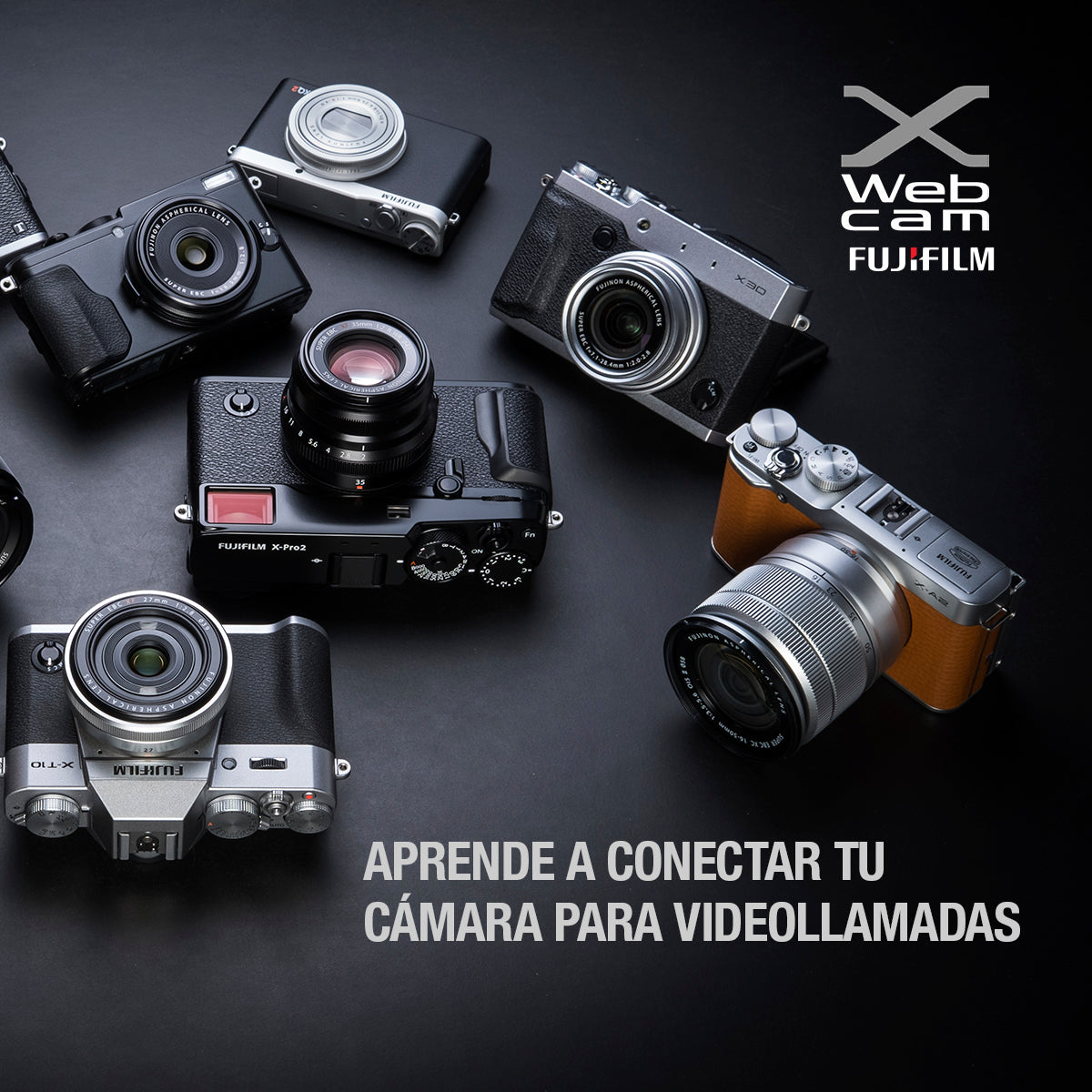 Cómo conectar tu cámara Fujifilm para videollamadas