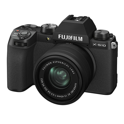 Cámara Fujifilm X-S10 Negra + XC15-45mm