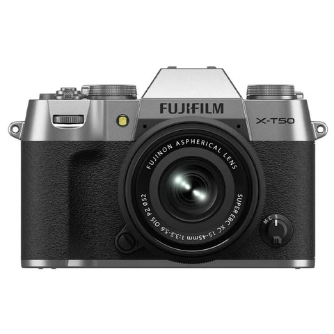 Cámara Fujifilm X-T50 Plata + XC15-45mm