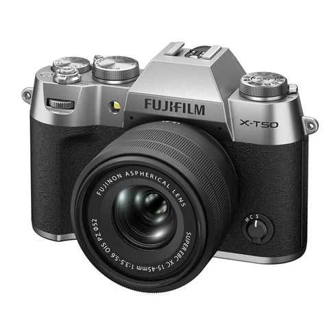 Cámara Fujifilm X-T50 Plata + XC15-45mm